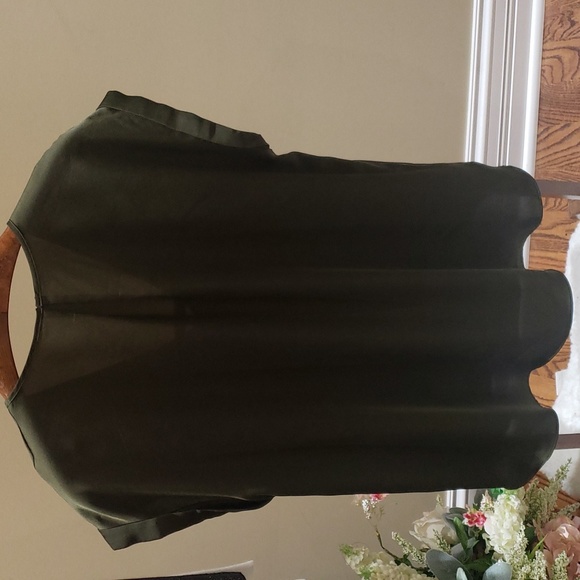 NWOT New york and co army green XXL top - Picture 6 of 10